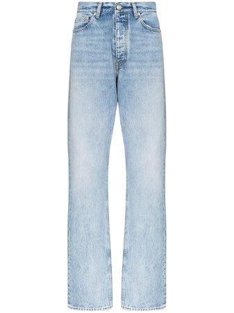 Shop blue Sunflower straight-leg jeans with Express Delivery - Farfetch
