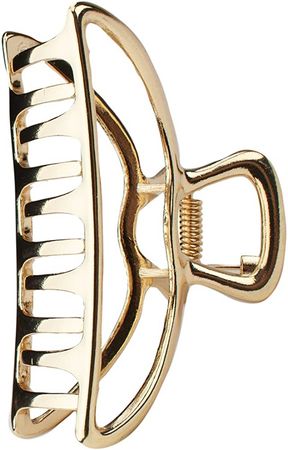 Amazon.com : Kitsch Hair Clips, Metal Hair Claw Clips, Hair Accessories for Women, Large Hair Clip, Hair Clutch, 3 Inches Wide (Open Shape Claw Clip, Gold),3 Inch (Pack of 1) : Beauty & Personal Care