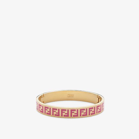 Gold-colored bracelet - FF BRACELET | Fendi