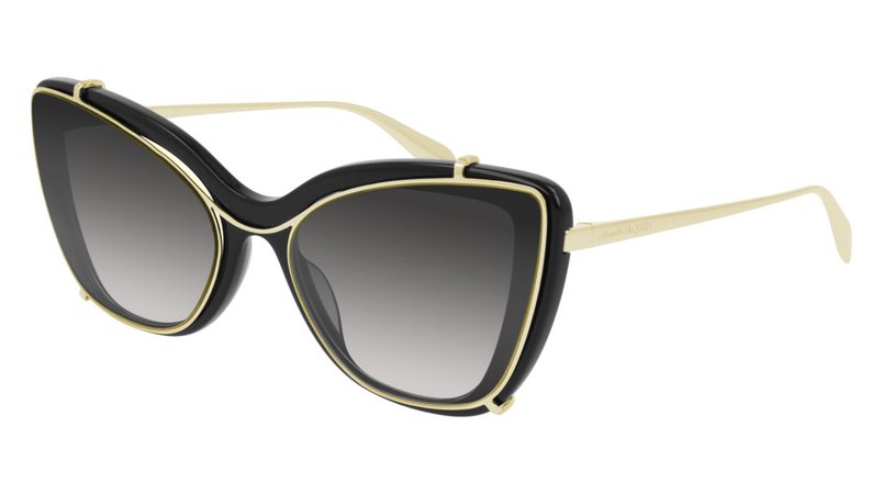 Alexander McQueen AM0261S Sunglasses - Alexander McQueen Authorized Retailer | coolframes.com