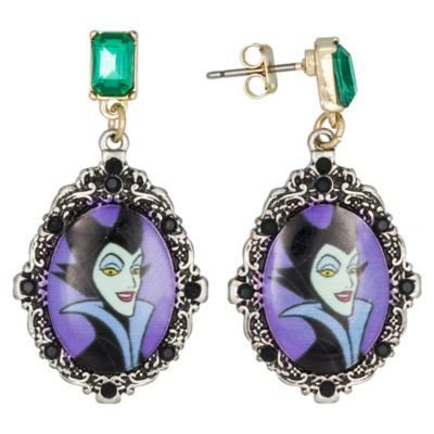 Maleficent Cameo Drop Earrings