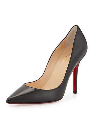 Christian Louboutin Apostrophy Pointed Red-Sole Pump