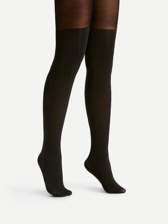two tone tights