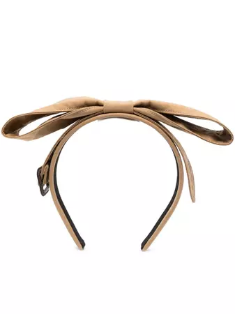 Moschino buckle-detail Oversized Bow Headband