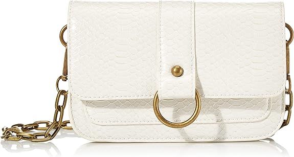 Amazon.com: The Drop Women's Lara Chain Mini Crossbody Bag, Ivory, One Size : Clothing, Shoes & Jewelry