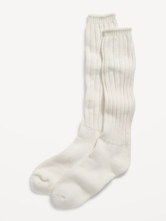 Slouchy Rib-Knit Boot Socks for Women | Old Navy