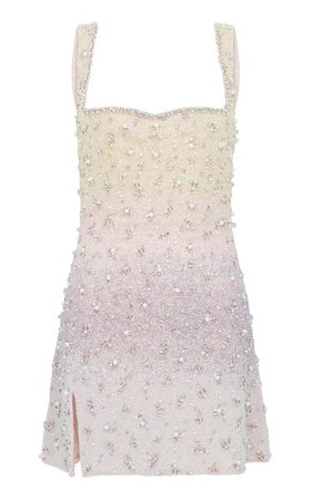 Prism Embellished Mini Dress By Clio Peppiatt | Moda Operandi