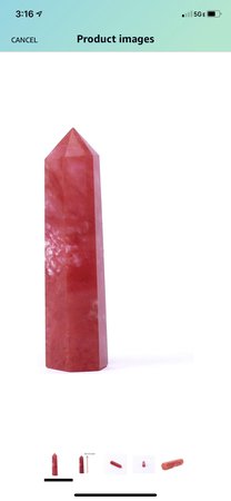cherry quartz red crystal