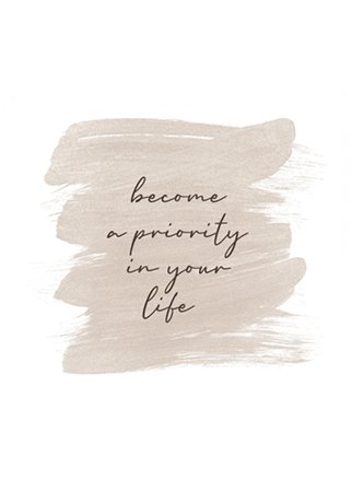 Become A Priority Poster - Póster con texto - Desenio.es