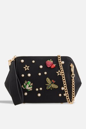 **Faux Leather Embellished Bag by Koko Couture - Bags & Purses - Bags & Accessories - Topshop