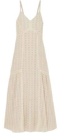 Crocheted Cotton-blend Gauze Maxi Dress