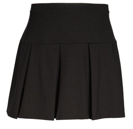 black tennis skirt
