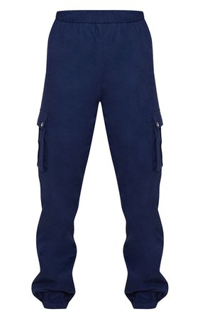 Navy Pocket Detail Cargo Pants | Pants | PrettyLittleThing USA