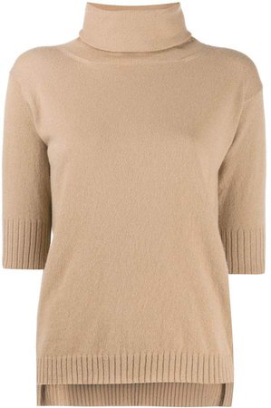 cashmere roll neck top