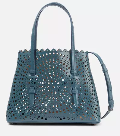 Alaïa - Mina 25 Medium leather tote bag | Mytheresa