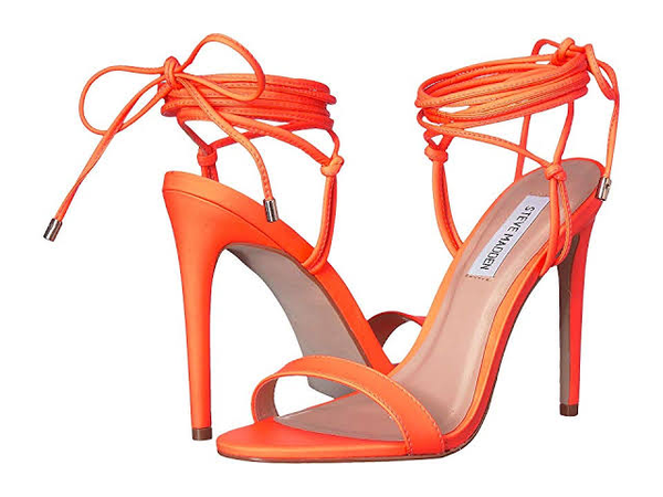 Orange heels Steve Madden