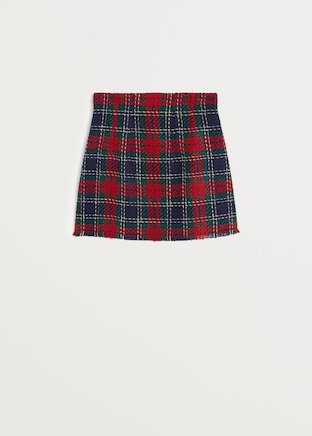 Tweed miniskirt - Women | Mango USA