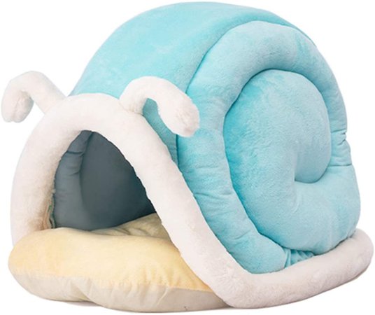Pet Bed Cute Pets Cat Sleeping Bag Soft Cat Bed Mat Cat House Wicker Dog Bed Basket Soothing Sofa Pet Bed (Color : Blue Snail, Size : Medium Size) : Amazon.ca: Pet Supplies