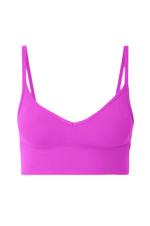 LULULEMON - Align Nulu sports bra / Align high-rise shorts - 4" in Purple Pink