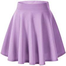 purple skater skirt