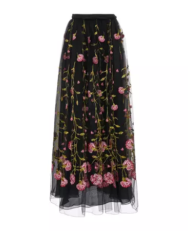 Giambattista Valli Floral Embroidery Skirt | italist, ALWAYS LIKE A SALE