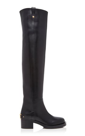 Over-The-Knee Leather Boots By Valentino | Moda Operandi