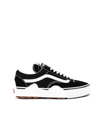 Vans Vault Cap Mash Sneaker in Black & White | FWRD