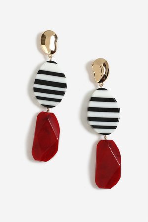 **Stone Drop Earrings - Jewelry - Bags & Accessories - Topshop USA