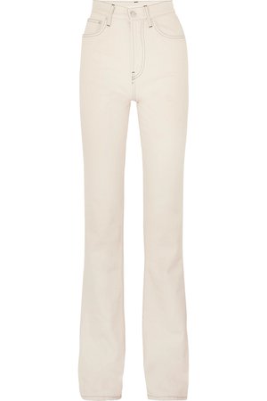 Helmut Lang | High-rise bootcut jeans | NET-A-PORTER.COM