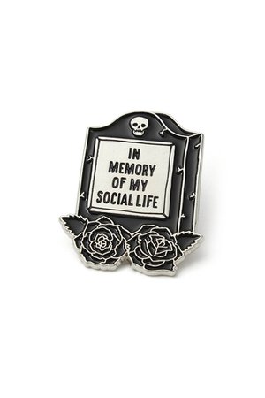 Social Life Enamel Pin [B] | KILLSTAR - US Store