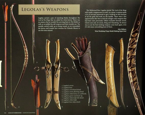 legolas weapons