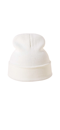 White skull cap