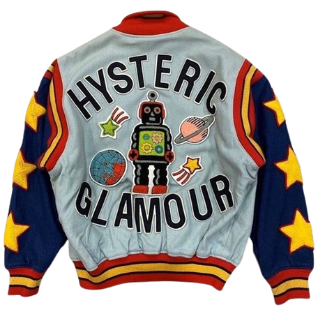 [undeadjoyf] hysteric glamour atomic robot bomber jacket