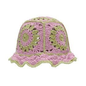 [RED VELVET Joy][Starfashion] AWESOME NEEDS Handmade Garden Hat_Pink Olive | MOMOKorea.com
