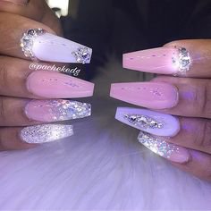 Pinterest - #gelnails #nails , #gelish #pink nails#, #glitternails nails#, nail art 2018#, nail art designs, #nails colors, acrylic | Gel Nails 2019