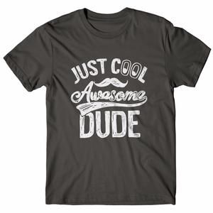 "Just Cool" Men's Fashion T Shirt Black – Denise69