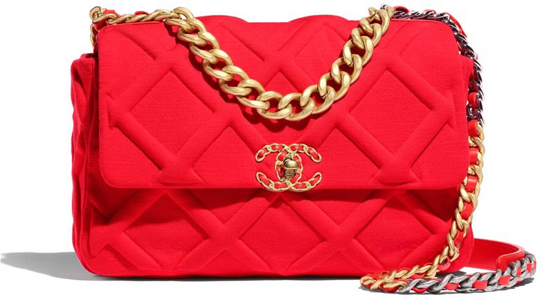 Chanel bag red