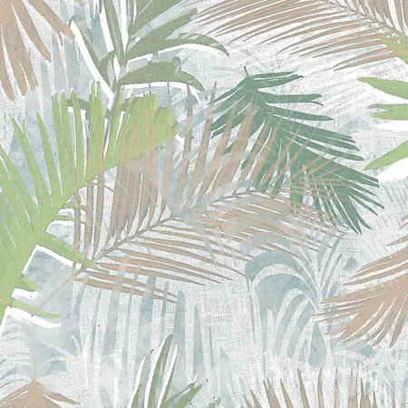 Graham & Brown Jungle Glam Green/White/Taupe Removable Wallpaper | The Home Depot Canada