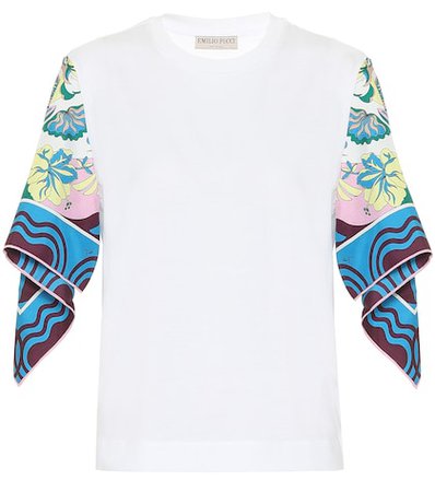 Logo Cotton-Jersey T-Shirt - Emilio Pucci | Mytheresa