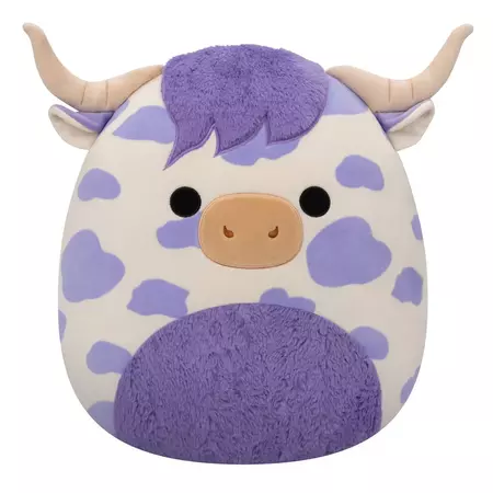 Squishmallows 16" Conway The Purple Spotted Highland Cow Plush Toy (target Exclusive) : Target