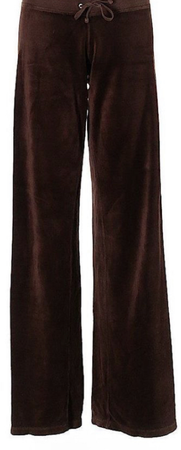 brown low rise tracksuit pants