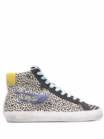 Shop Diesel S-Leroji Mid sneakers with Express Delivery - FARFETCH