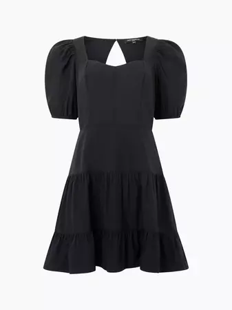 Cotton Sweetheart Dress Black | French Connection US