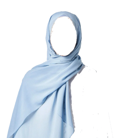blue hijab