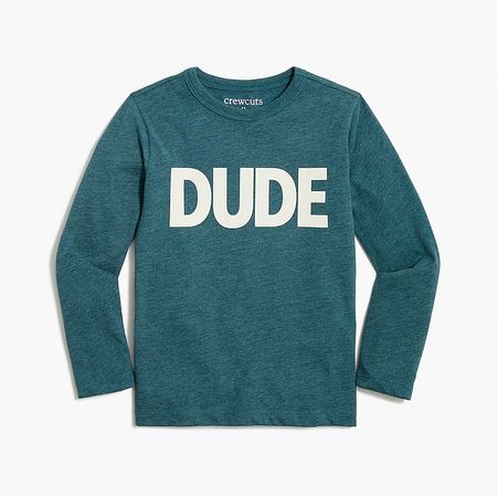 Factory: Boys' "Dude" Graphic Tee For Boys