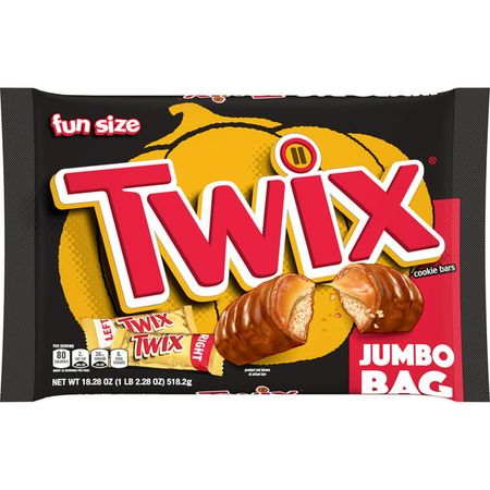 Twix Fun Size Halloween Chocolate Candy Bars - 18.28oz Bag - Walmart.com