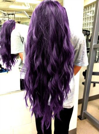 very long purple hair - Google Search