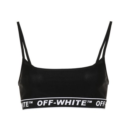 off white sports bra