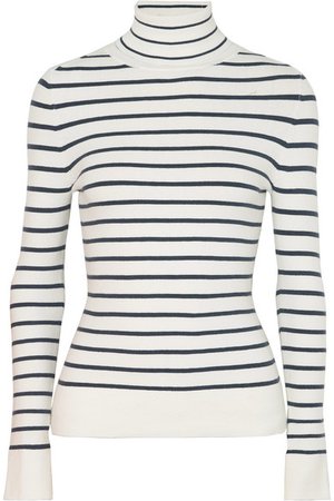 JoosTricot | Striped stretch cotton-blend turtleneck sweater | NET-A-PORTER.COM