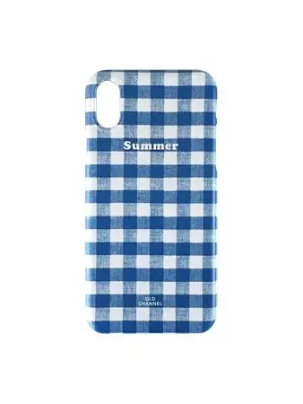 OLD CHANNEL Gingham Check Phone Case - Summer | W Concept